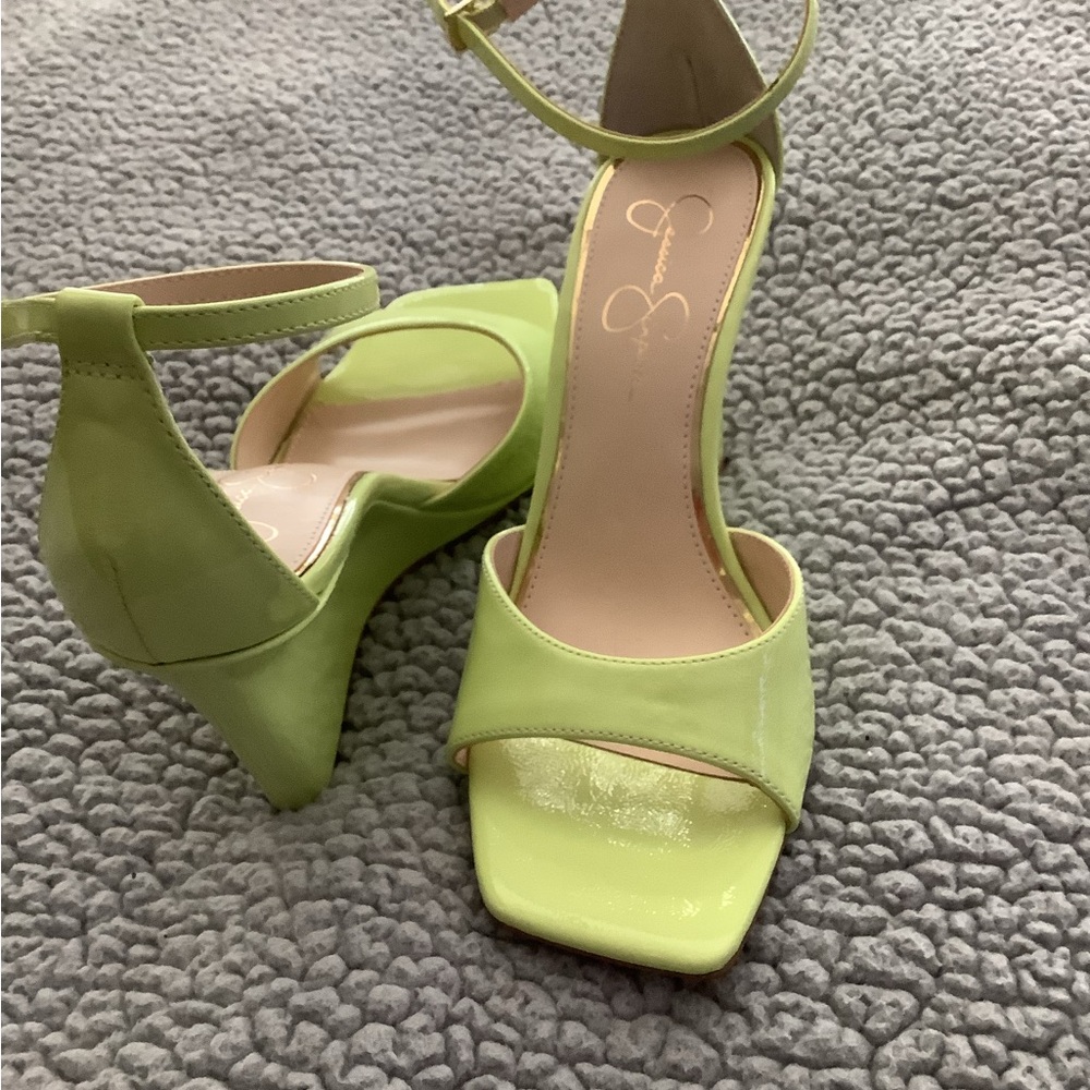 Jessica Simpson Lime Green Heels
